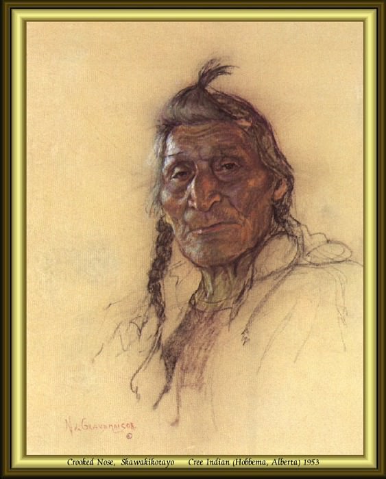 Индейский портрет #55. Николас Де Гранмезон