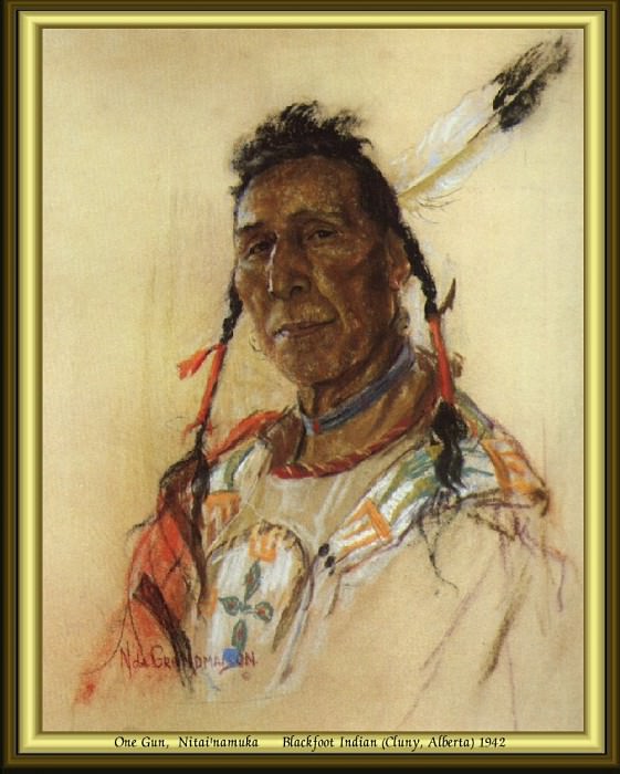 Индейский портрет #22. Николас Де Гранмезон
