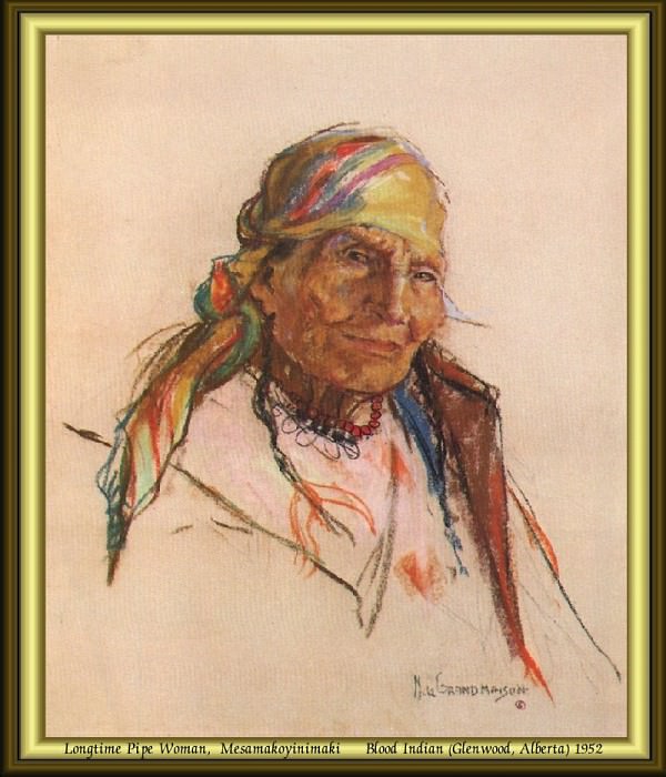 Индейский портрет #59. Николас Де Гранмезон