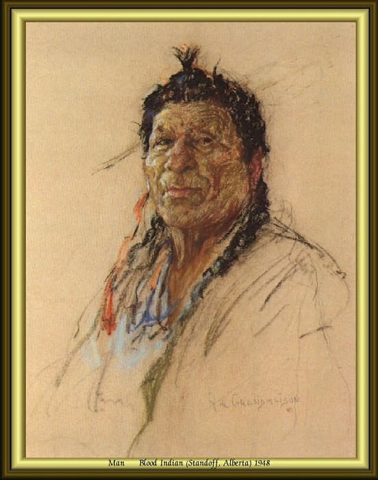 Индейский портрет #35. Николас Де Гранмезон