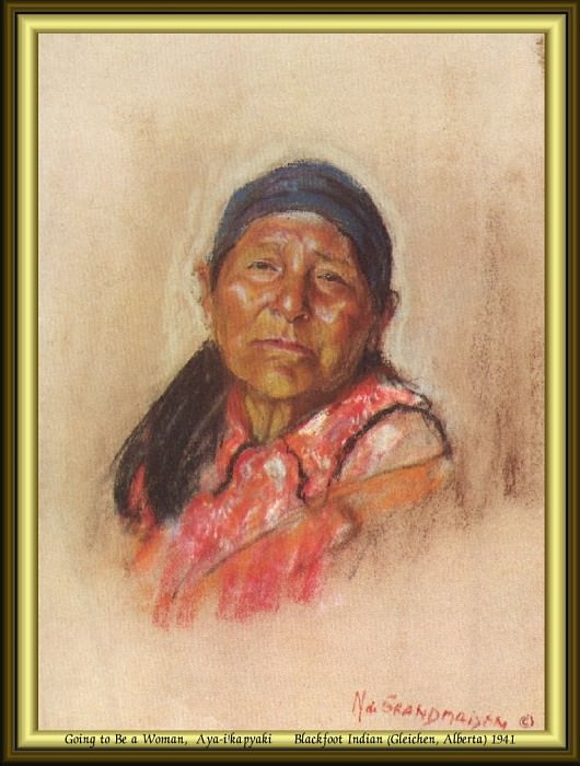 Индейский портрет #34. Николас Де Гранмезон