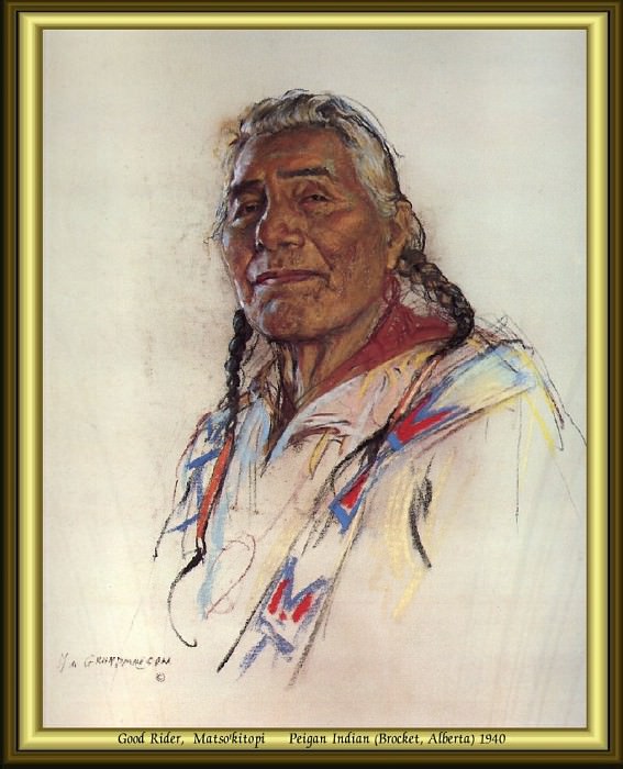 Индейский портрет #20. Николас Де Гранмезон