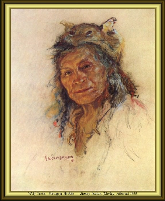 Индейский портрет #61. Николас Де Гранмезон