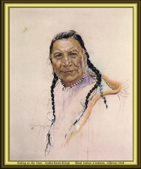 Индейский портрет #32. Николас Де Гранмезон