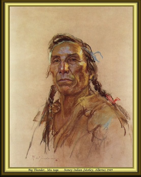 Индейский портрет #23. Николас Де Гранмезон