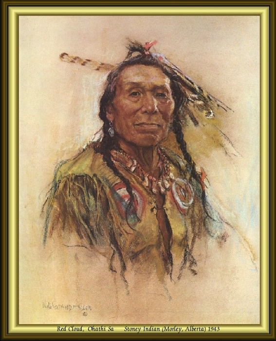 Индейский портрет #28. Николас Де Гранмезон