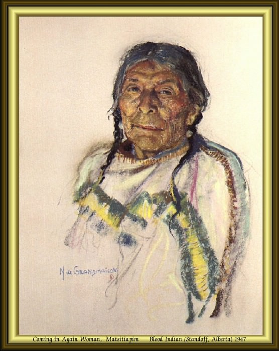 Индейский портрет #31. Николас Де Гранмезон