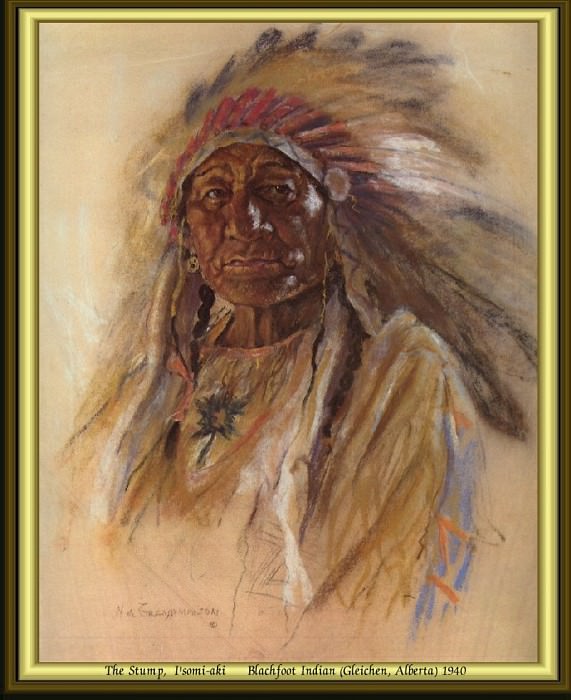 Индейский портрет #25. Николас Де Гранмезон