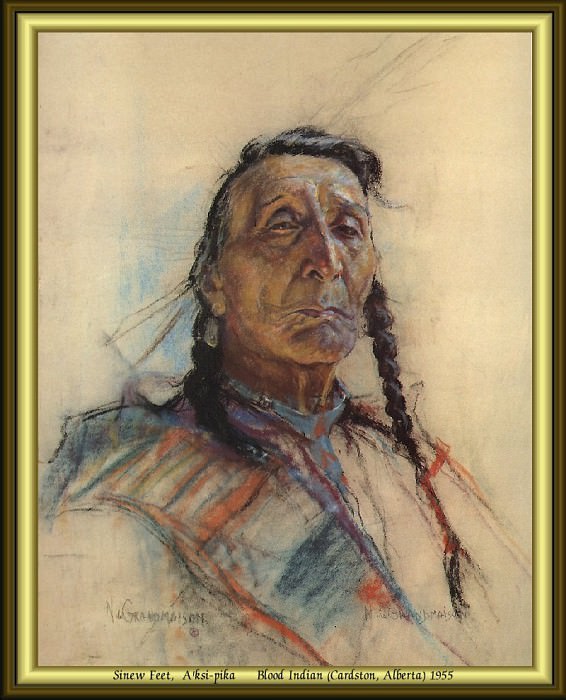 Индейский портрет #44. Николас Де Гранмезон