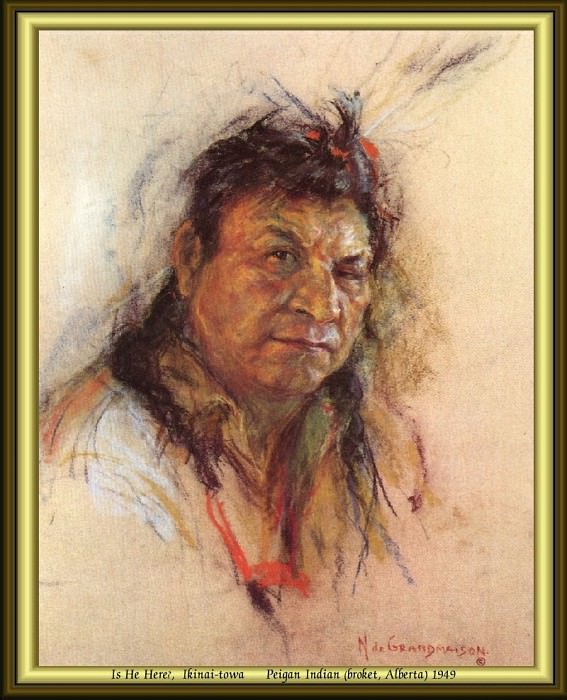 Индейский портрет #17. Николас Де Гранмезон