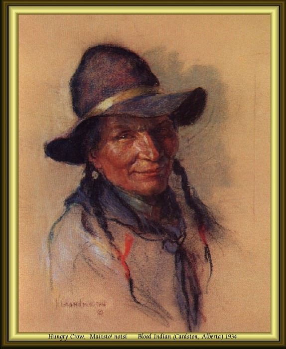 Индейский портрет #1. Николас Де Гранмезон
