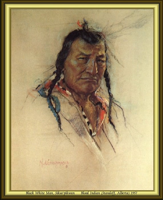 Индейский портрет #40. Николас Де Гранмезон