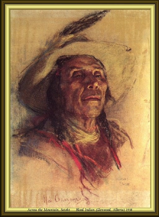 Индейский портрет #9. Николас Де Гранмезон