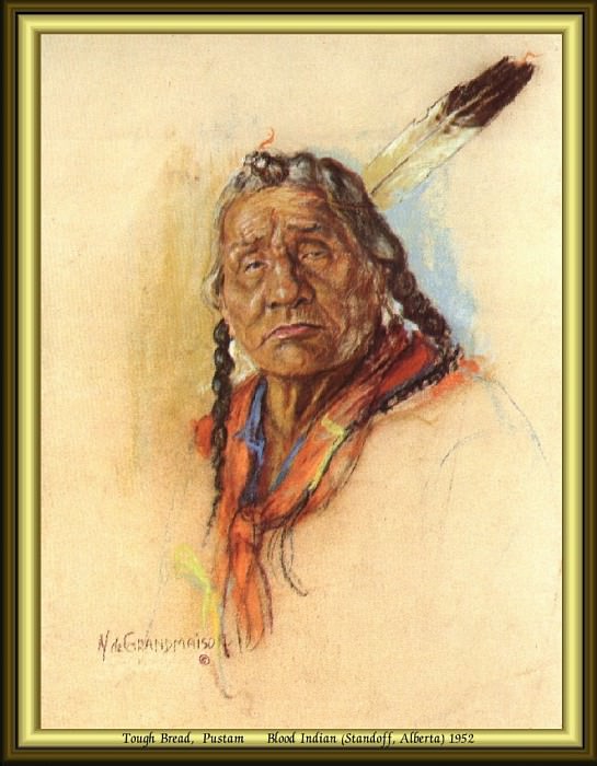 Индейский портрет #46. Николас Де Гранмезон