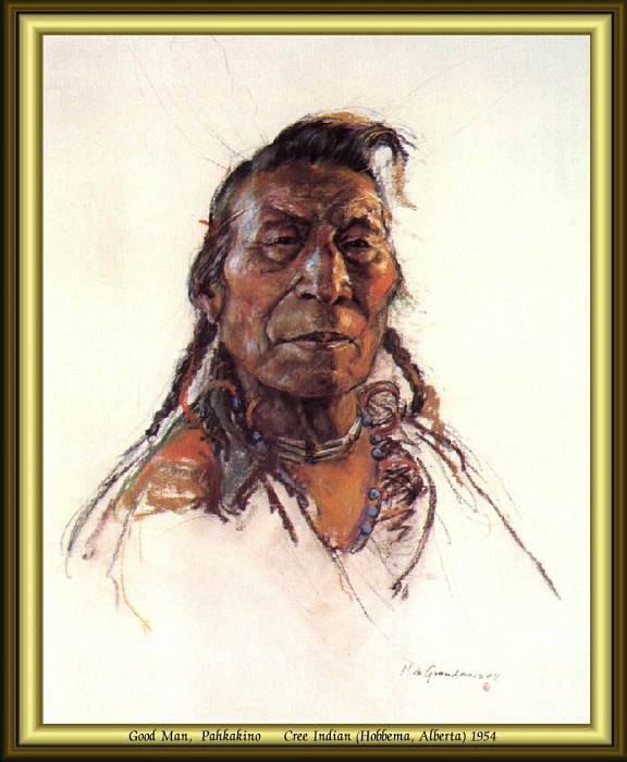 Индейский портрет #42. Николас Де Гранмезон