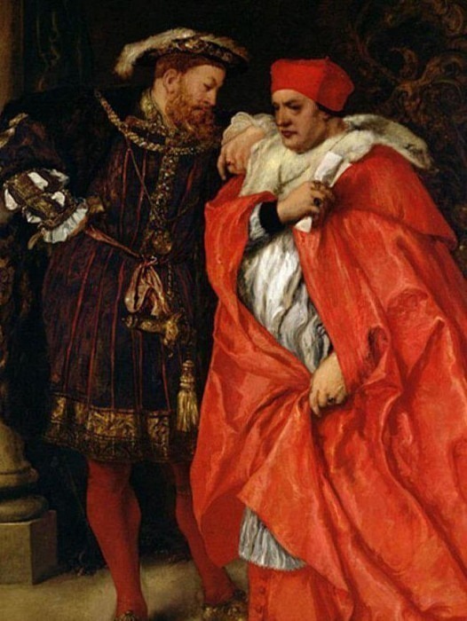 Эго и Рекс Меус, Генрих VIII (1491-1547) и кардинал Вулси. Джон Гилберт
