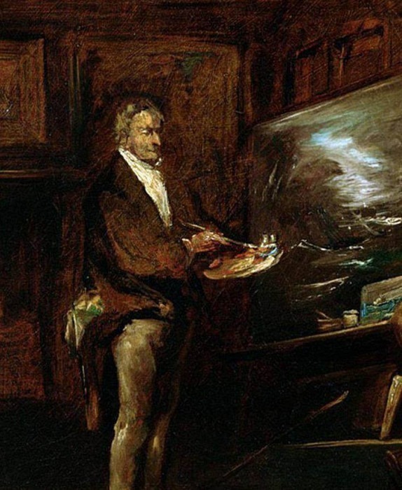 Portrait of Joseph Mallord William Turner (1775-1851). John Gilbert
