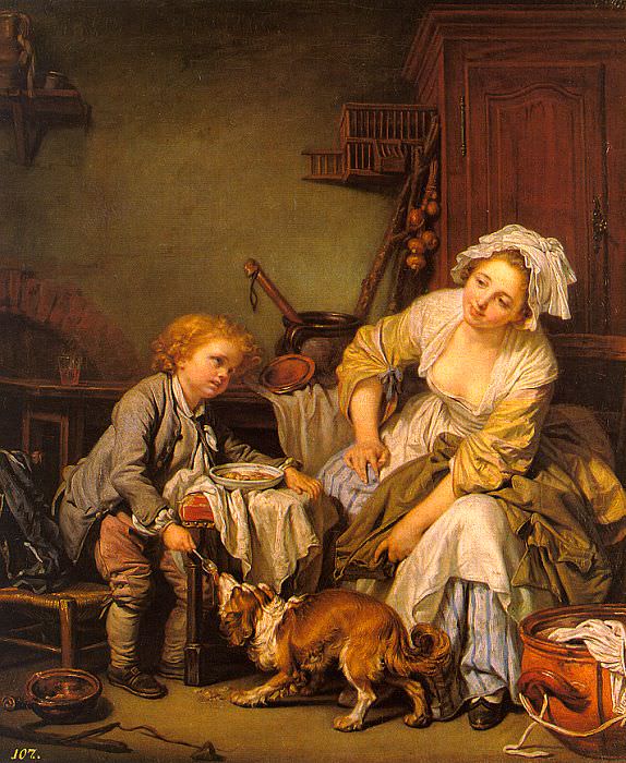 The Spoiled Child. Jean-Baptiste Greuze