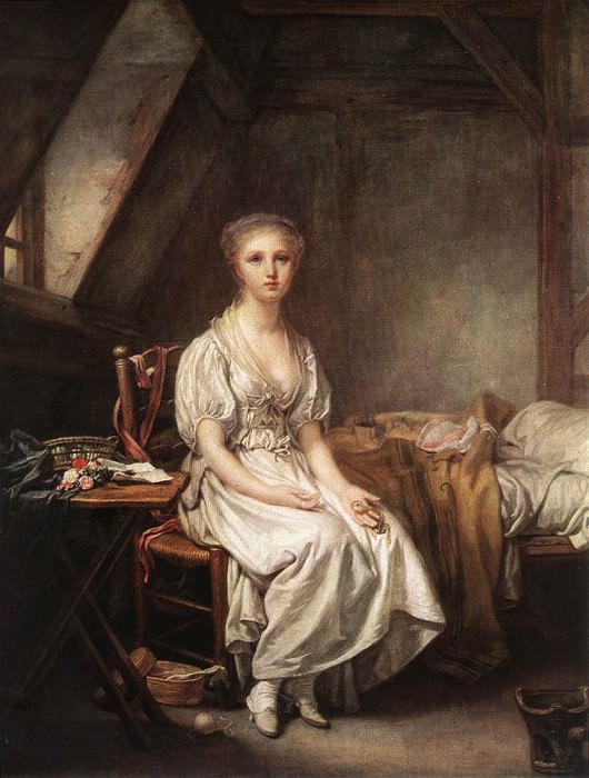 The Complain of the Watch. Jean-Baptiste Greuze