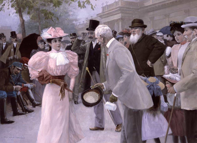 Morning Promenade. Wilhelm Gause