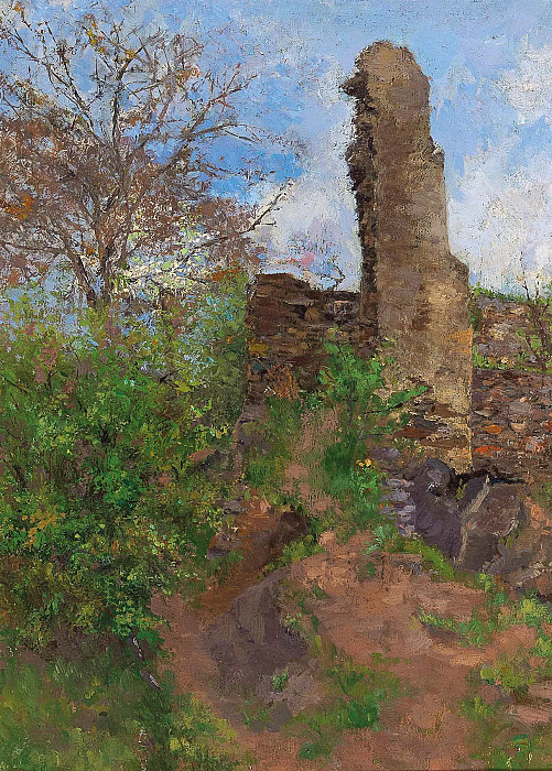 Wachau, Town Wall in Stein. Wilhelm Gause