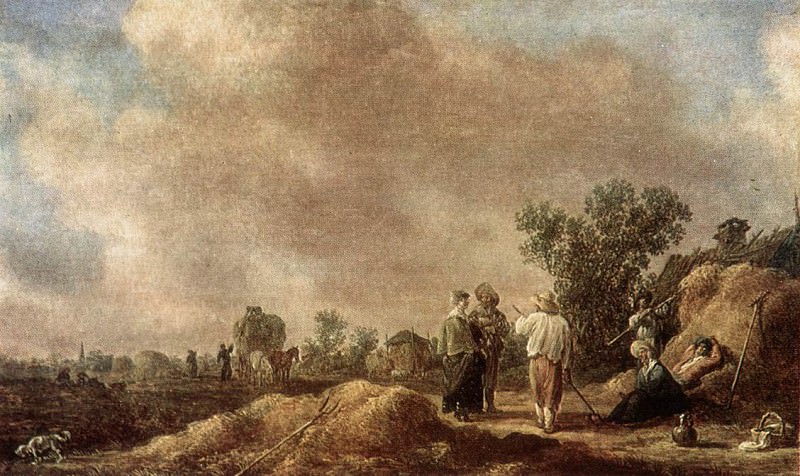 Заготовка сена. Ян ван Гойен
