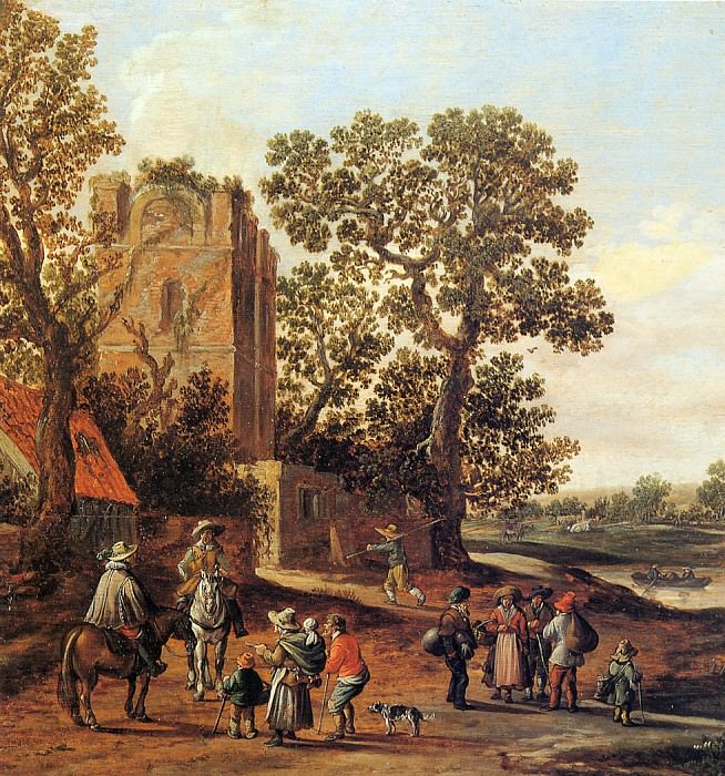 Landscape with ruin of a tower. Jan Van Goyen