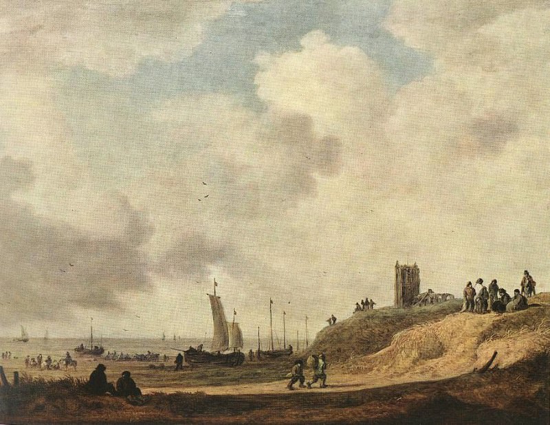 Берег моря у Схевенингена. Ян ван Гойен