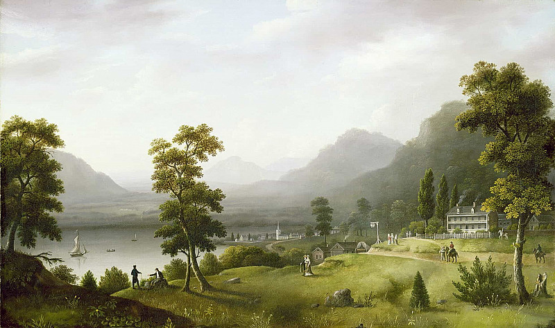 Carter’s Tavern at the Head of Lake George. Francis Guy