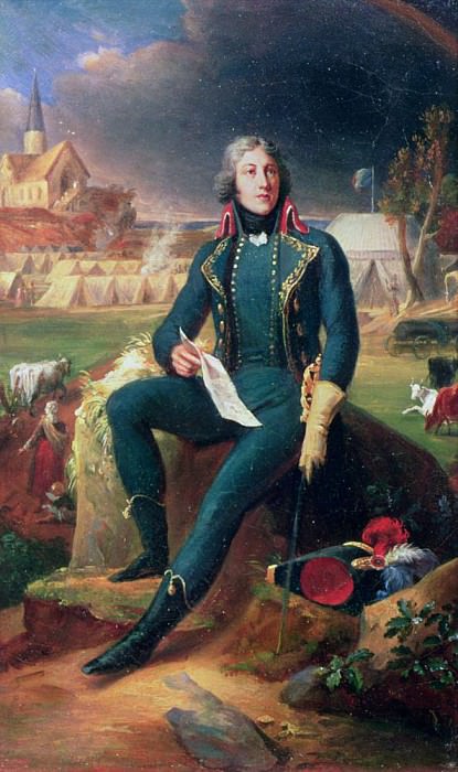 Portrait of General Louis-Lazare Hoche (1768-1797). Francois Pascal Simon Gerard