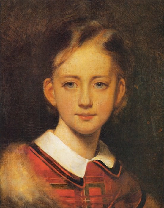 Portret dziewczynki. Artur Grottger