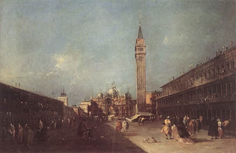 Piazza San Marco. Francesco Guardi