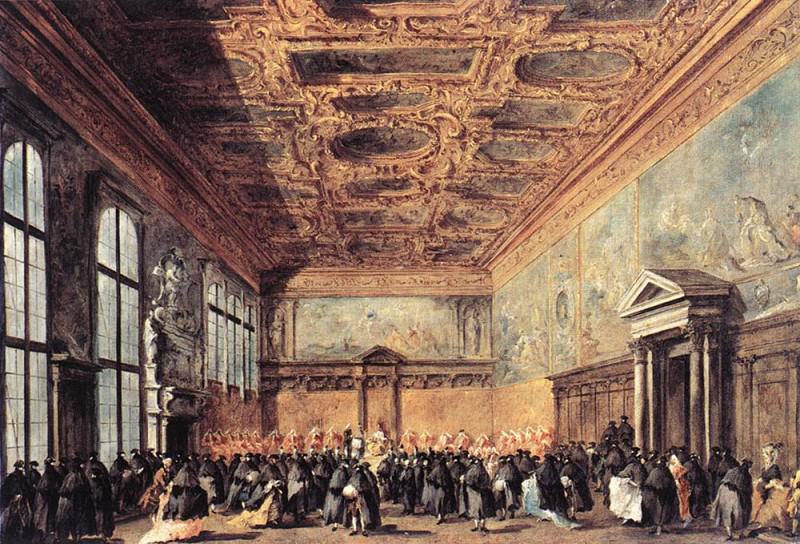 Audience Granted by the Doge. Francesco Guardi
