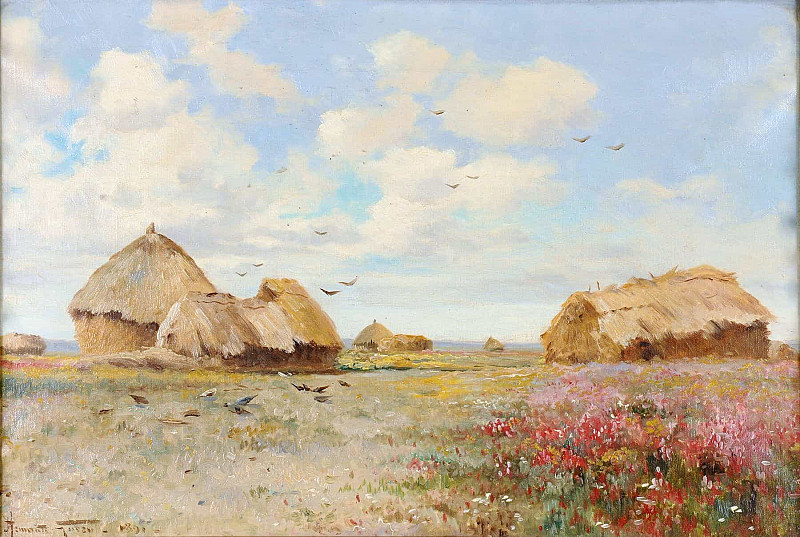 Flowers in Orainville; fleurs à Orainville. Armand Guéry