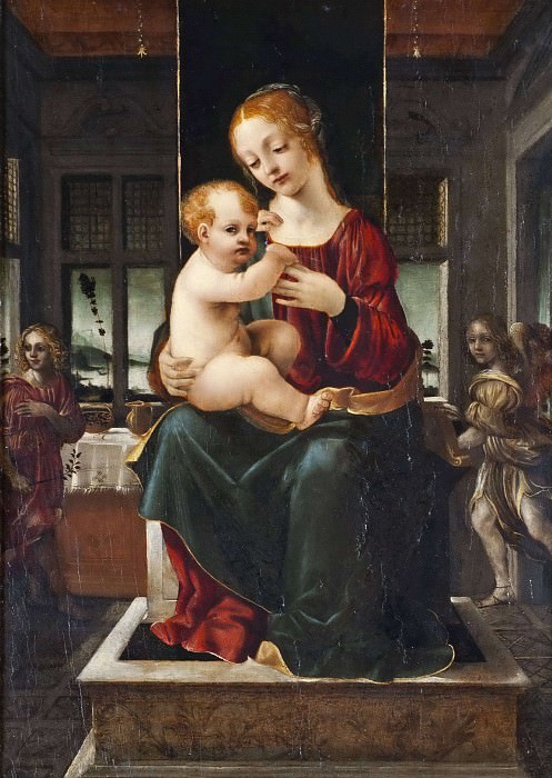 Мадонна с младенцем. Франческо (Наполетано) Галли