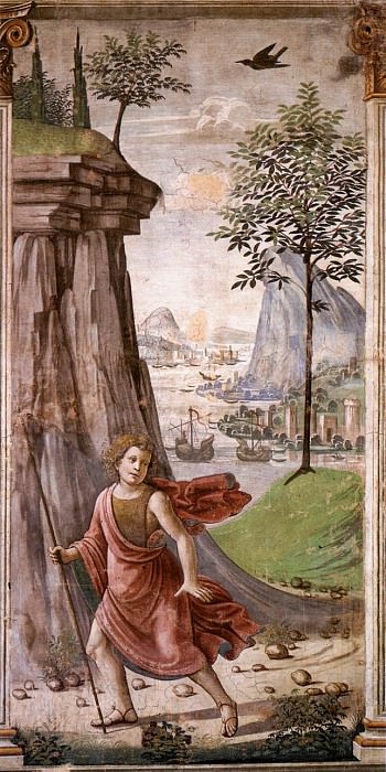 St John The Baptist In The Desert. Domenico Ghirlandaio