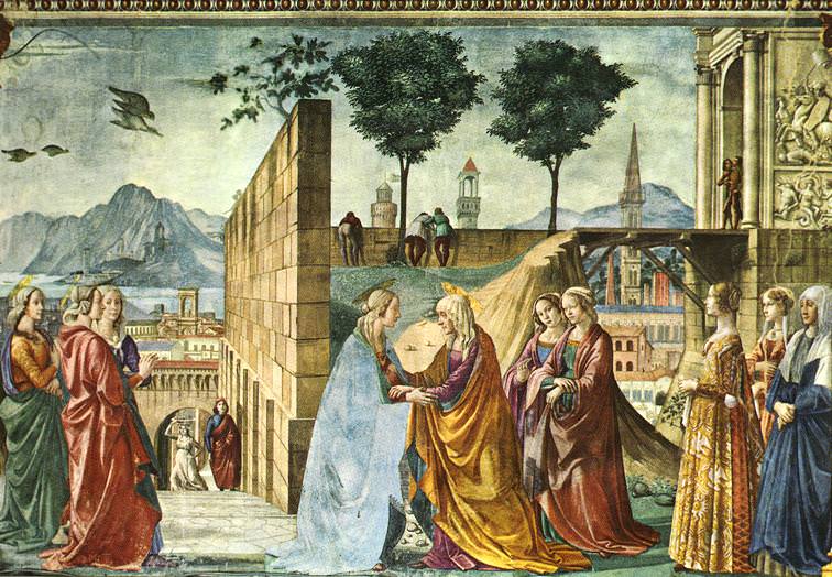 VISITATION STORIES OF THE BAPTIST SMARIA NOV. Domenico Ghirlandaio
