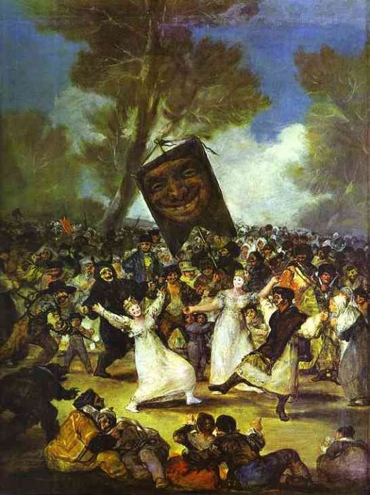 The Burial of the Sardine. Francisco Jose De Goya y Lucientes