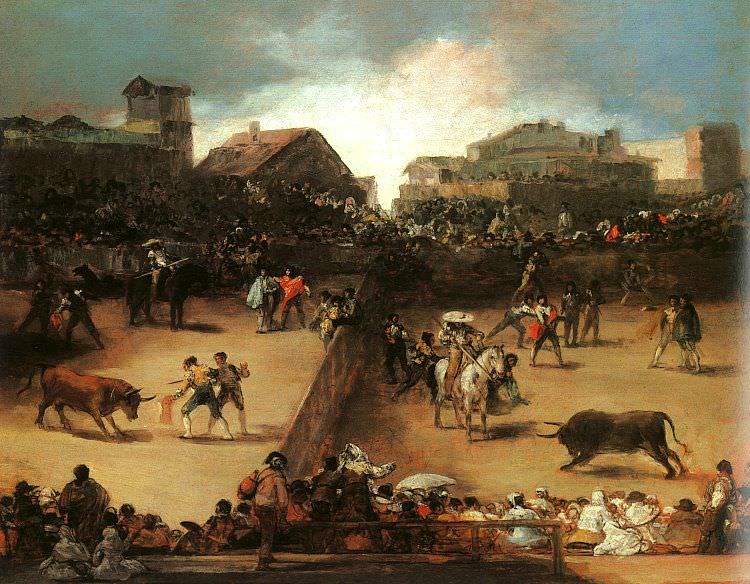 The Bullfight, oil on canvas, Metropolitan Museum of Ar. Francisco Jose De Goya y Lucientes