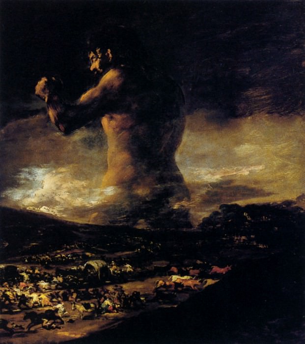 The Colossus. Francisco Jose De Goya y Lucientes
