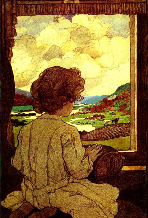Elizabeth Shippen Green The Journey, 1903 sqs. Элизабет Шиппен Грин