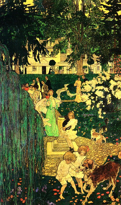 Elizabeth Shippen Green Life Was Made For Love and Cheer, 1904 sqs. Элизабет Шиппен Грин