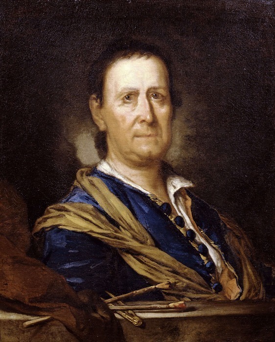 Portrait of a painter. Vittore Giuseppe Ghislandi