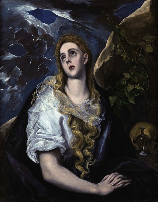 The Penitent Magdalene. El Greco