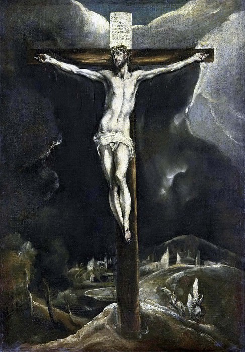 Christ on the Cross. El Greco (workshop)