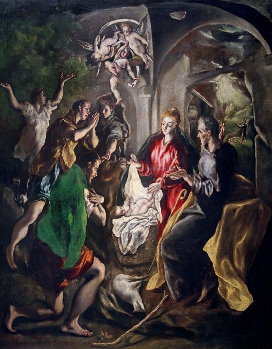 Adoration of the Shepherds. El Greco