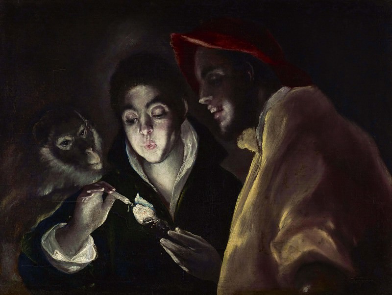 Аллегория (Мальчик, зажигающий свечу). Эль Греко