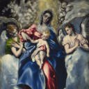 Мадонна с Младенцем со святыми Мартиной и Агнессой, Эль Греко