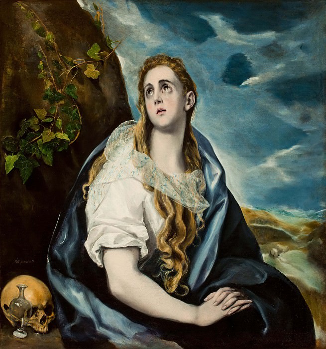 The Penitent Magdalene. El Greco
