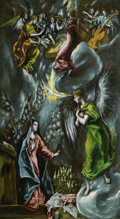 Annunciation. El Greco